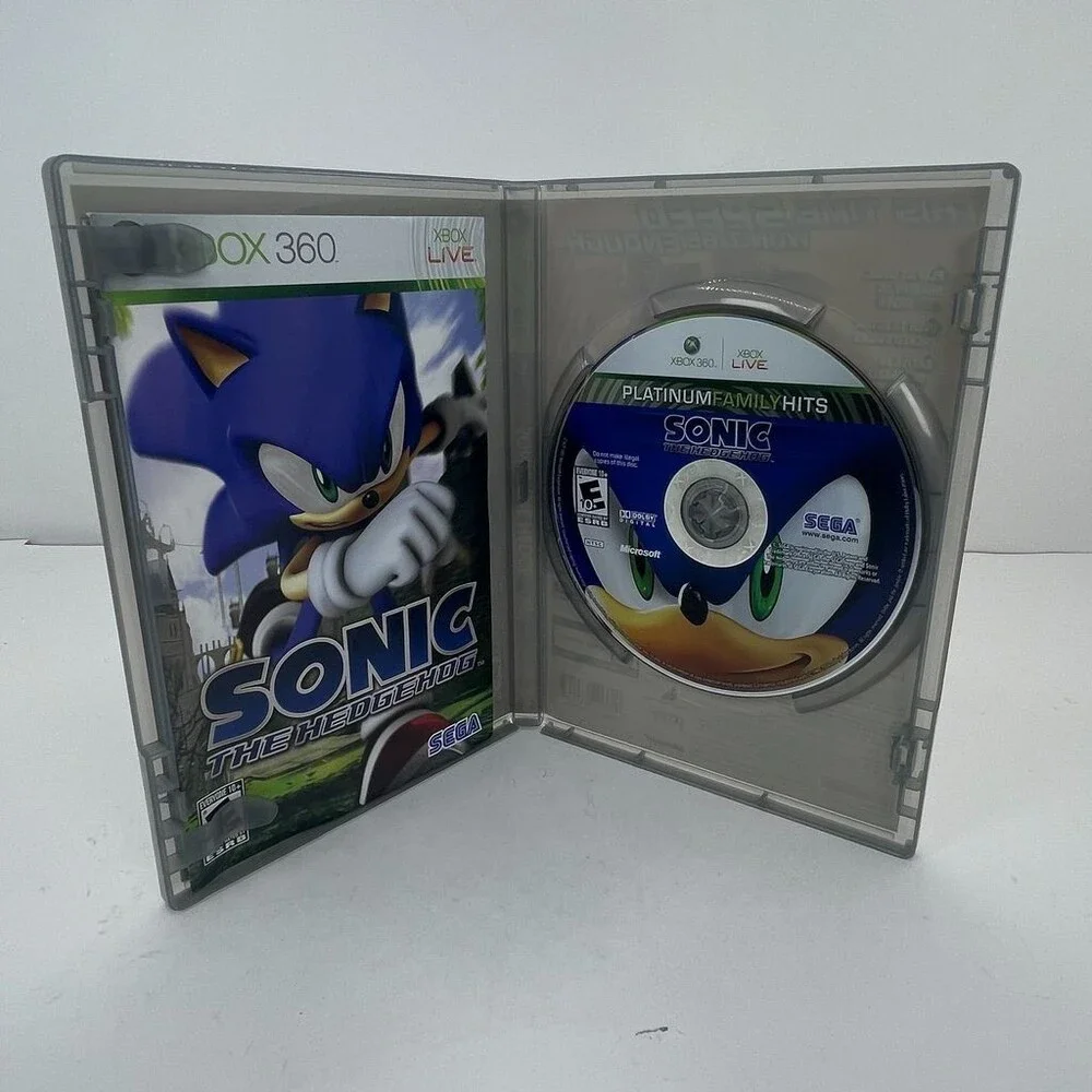 Sonic The Hedgehog Platinum Hits (Microsoft Xbox 360, 2006) Complete W/ Manual